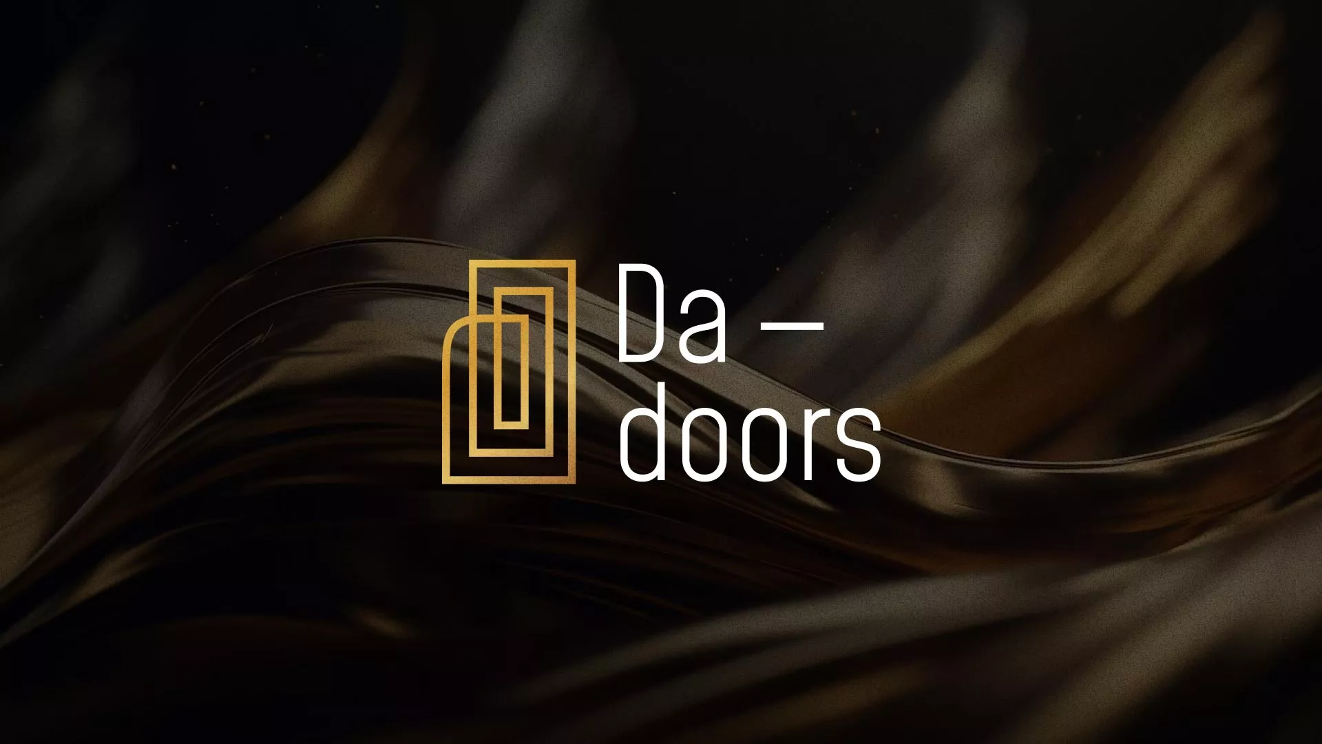 Разработка логотипа для компании «DA-DOORS» в Опочке
